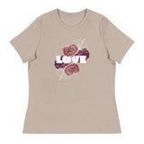 Love-Floral Women's Relaxed T-Shirt